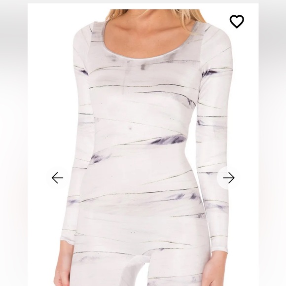 BLACKMILK - MUMMY RETURNS LONG SLEEVE CATSUIT - Picture 2 of 5